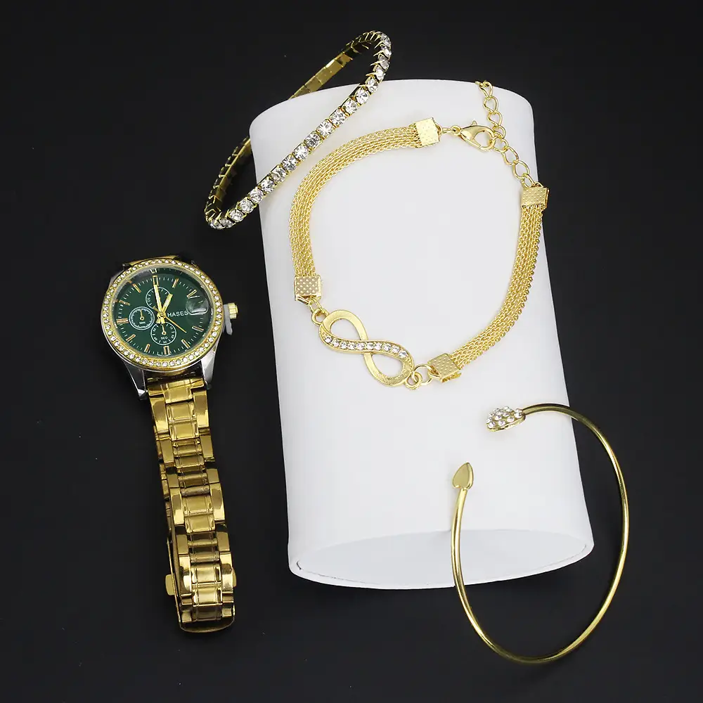Women's Quartz Watch Set with Bracelet & Watch Finger — feature 14