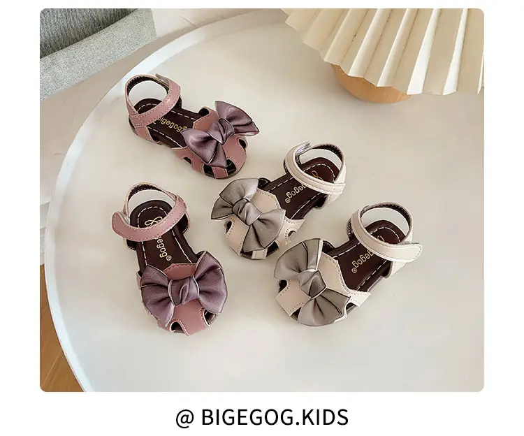 Girls' Pink Bow Sandals for 2025 Summer — feature 10