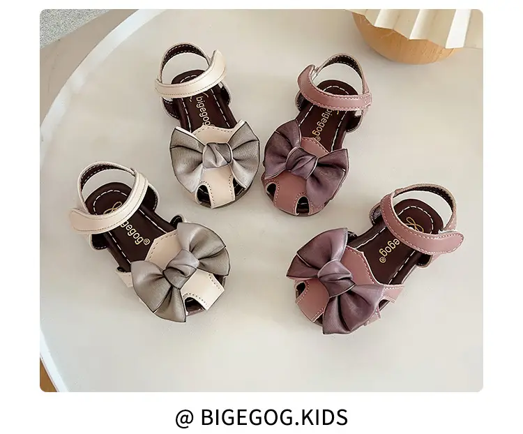 Girls' Pink Bow Sandals for 2025 Summer — feature 11