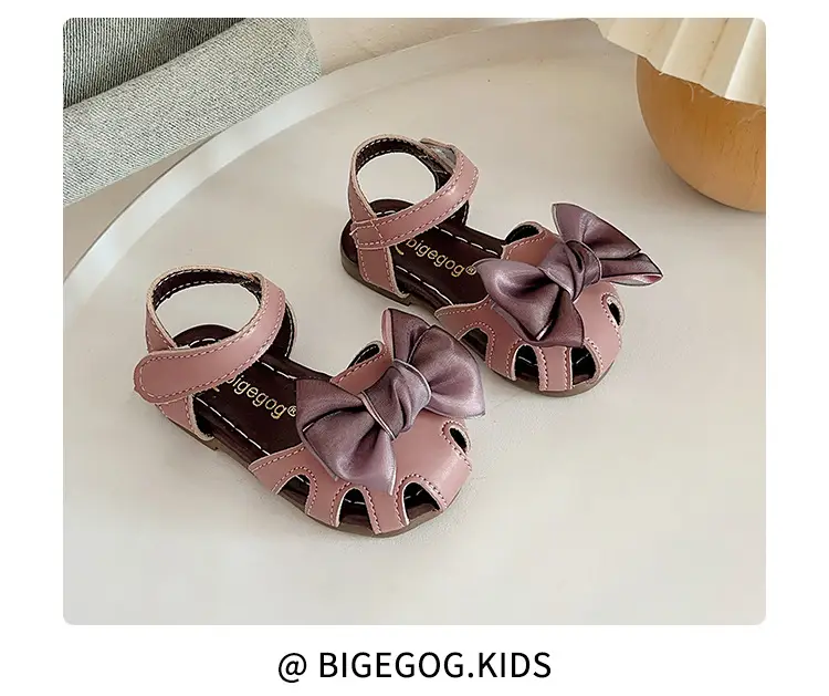 Girls' Pink Bow Sandals for 2025 Summer — feature 12