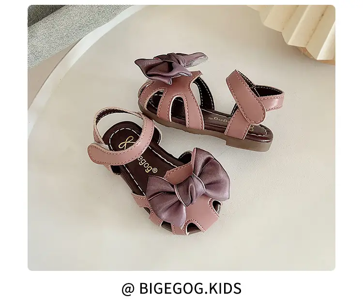 Girls' Pink Bow Sandals for 2025 Summer — feature 17