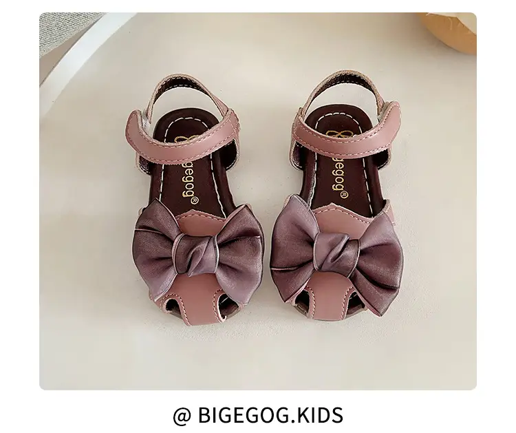 Girls' Pink Bow Sandals for 2025 Summer — feature 18
