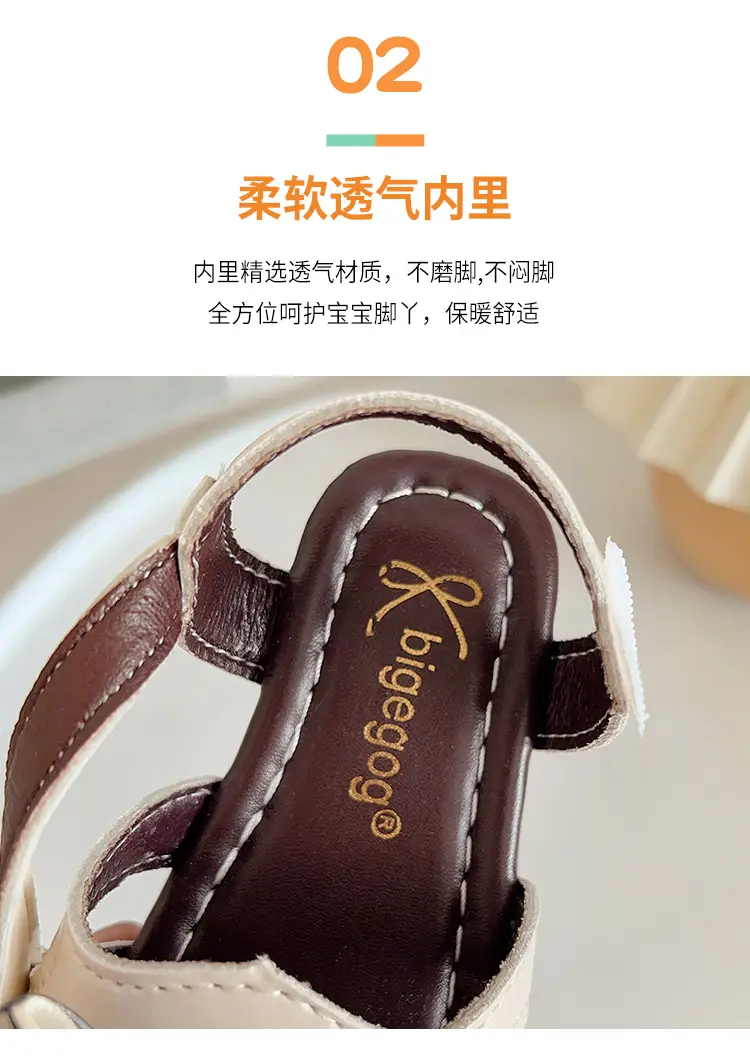 Girls' Pink Bow Sandals for 2025 Summer — feature 6