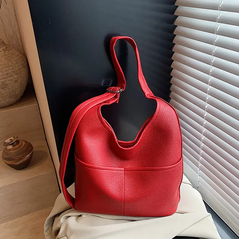 Red Casual Shoulder Crossbody Bag for Women 2026 - Image 2