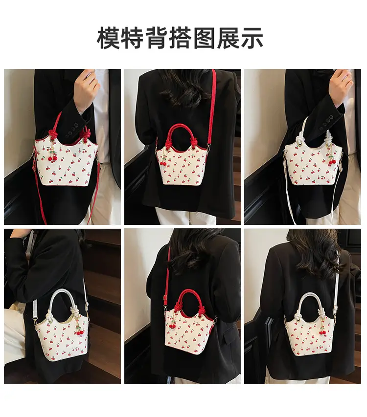 Cherry Print Crossbody Bag Red Handle 2025 — feature 11