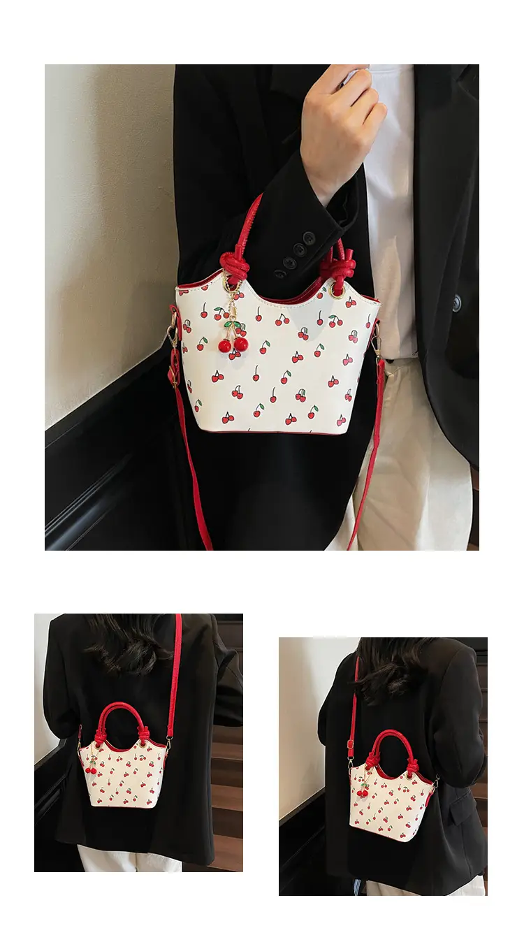 Cherry Print Crossbody Bag Red Handle 2025 — feature 12