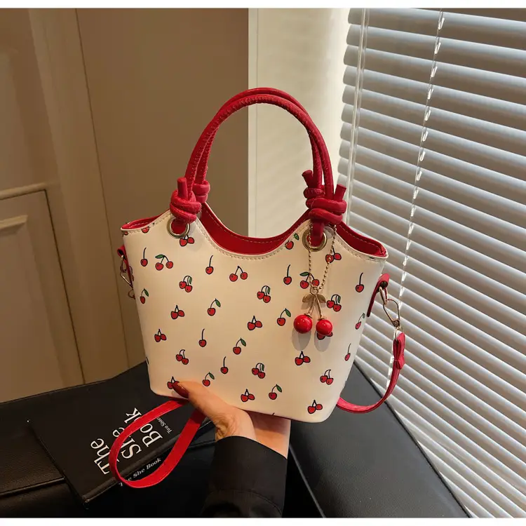 Cherry Print Crossbody Bag Red Handle 2025 — feature 16