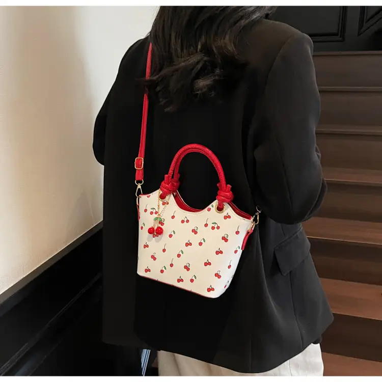 Cherry Print Crossbody Bag Red Handle 2025 — feature 23