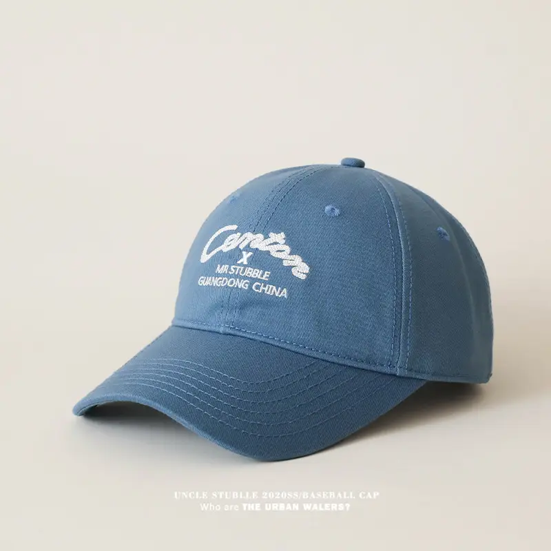 Men & Women Red Baseball Cap with Wide Brim Sunshade — feature 15