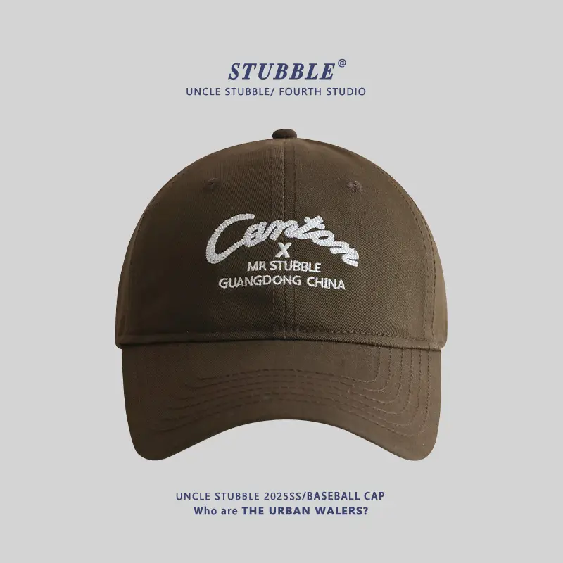 Men & Women Red Baseball Cap with Wide Brim Sunshade