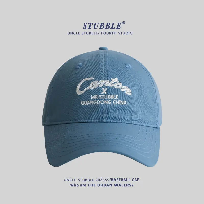 Men & Women Red Baseball Cap with Wide Brim Sunshade