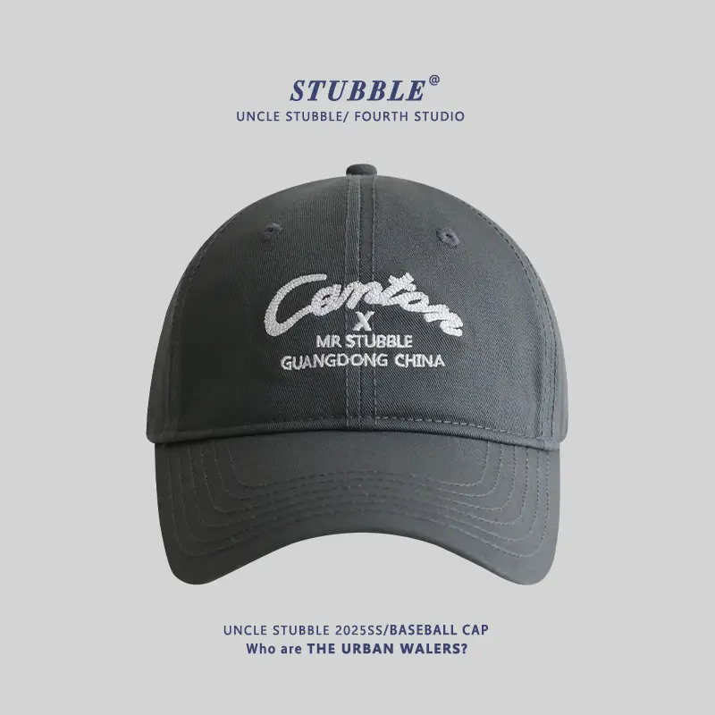 Men & Women Red Baseball Cap with Wide Brim Sunshade