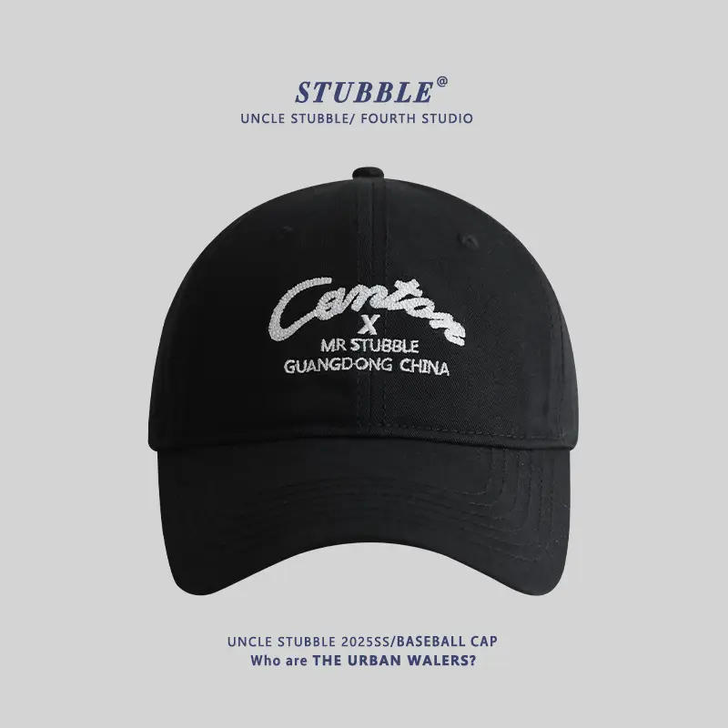 Men & Women Red Baseball Cap with Wide Brim Sunshade