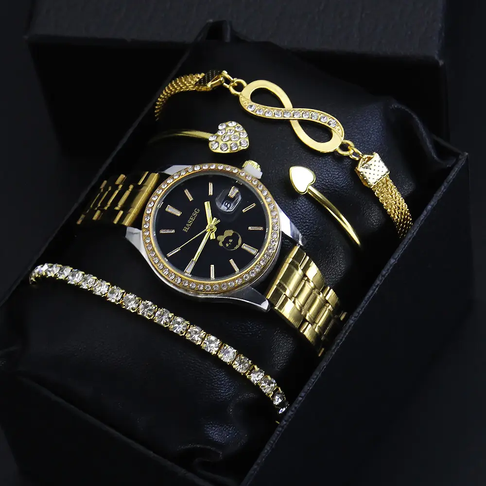 Gold Plated 4-Piece Jewelry Set for Women - Image 7