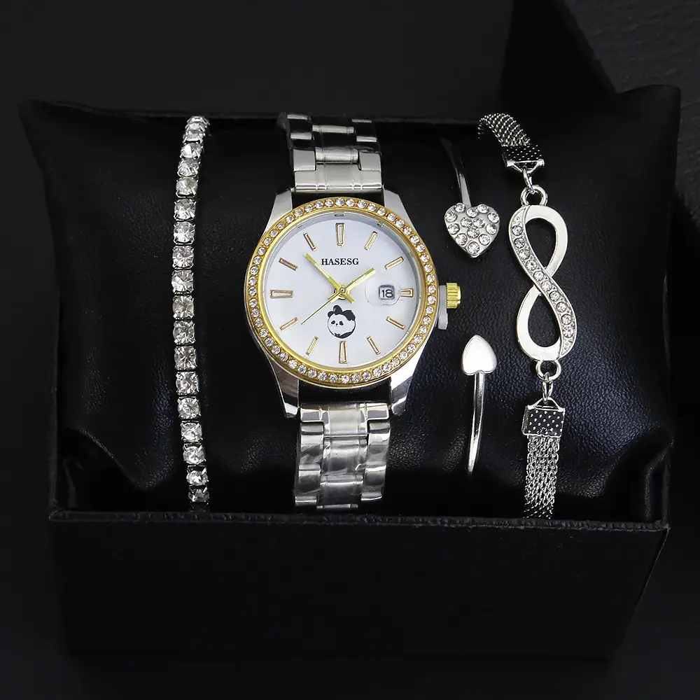 Gold Plated 4-Piece Jewelry Set for Women - Image 2