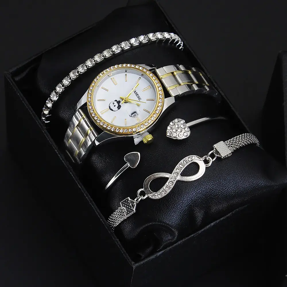 Gold Plated 4-Piece Jewelry Set for Women - Image 9