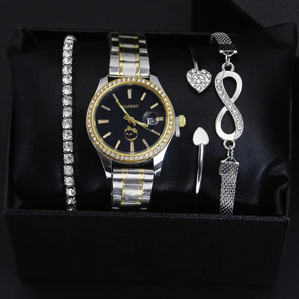Gold Plated 4-Piece Jewelry Set for Women - Image 5