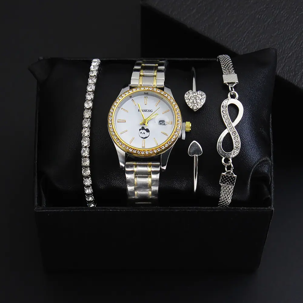 Gold Plated 4-Piece Jewelry Set for Women - Image 6