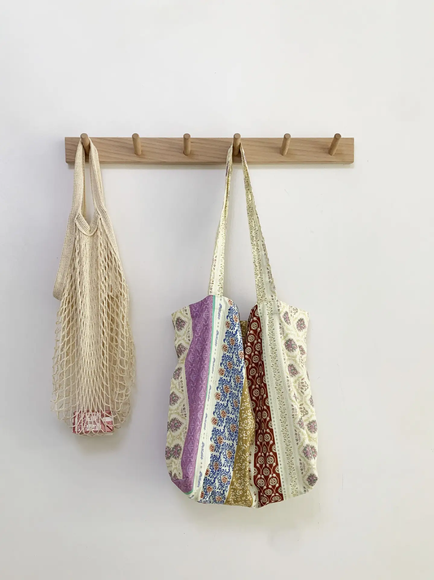 Retro Floral Canvas Bag for Women Travel Beach Shopping - Image 6