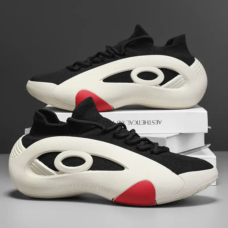 2025 New Summer Classy Men's Shoes Trendyy Versatile Mesh Breathable Thick-Soled Youth Running Sports Casual Shoes