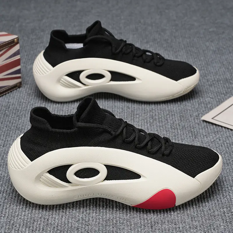 2025 New Summer Classy Men's Shoes Trendyy Versatile Mesh Breathable Thick-Soled Youth Running Sports Casual Shoes