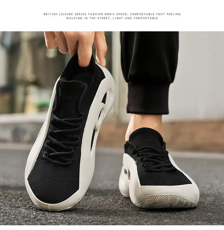 2025 New Summer Classy Men's Shoes Trendyy Versatile Mesh Breathable Thick-Soled Youth Running Sports Casual Shoes — feature 7