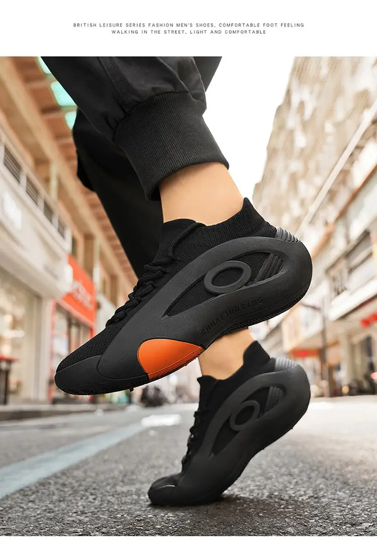 2025 New Summer Classy Men's Shoes Trendyy Versatile Mesh Breathable Thick-Soled Youth Running Sports Casual Shoes — feature 9