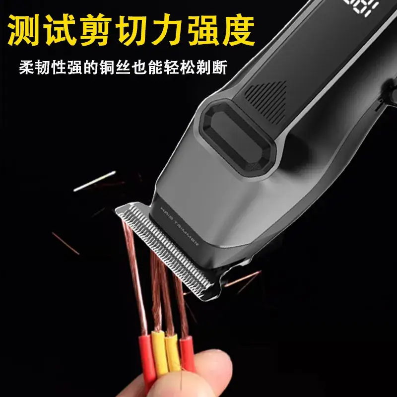 Professional Electric Hair Clipper with 5 Attachments - Image 3