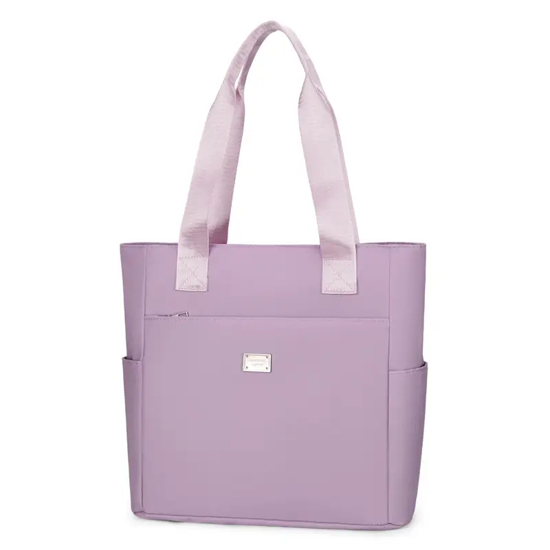 Pink Women's Large Capacity Satchel Tote Bag - Image 11
