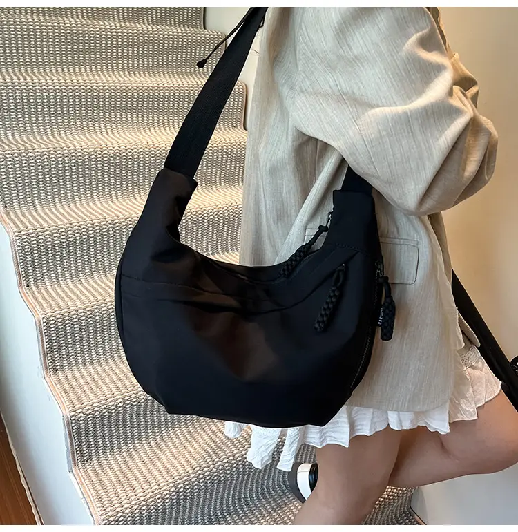 Japanese Harajuku Crossbody Bag Large Capacity Beige — feature 23