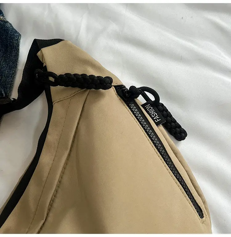 Japanese Harajuku Crossbody Bag Large Capacity Beige — feature 29