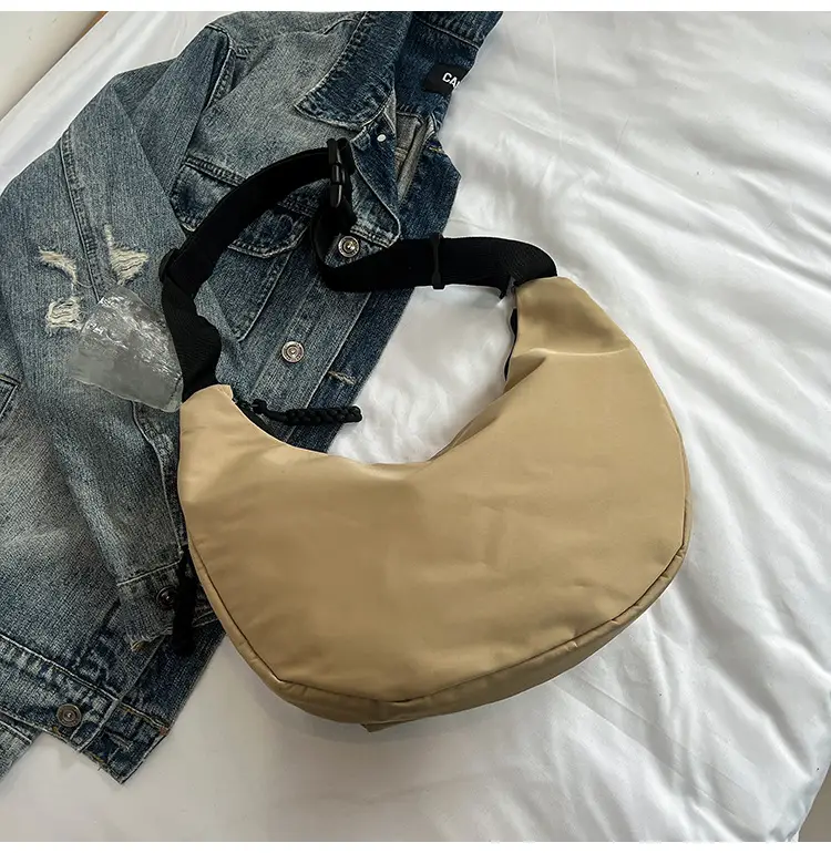 Japanese Harajuku Crossbody Bag Large Capacity Beige — feature 35