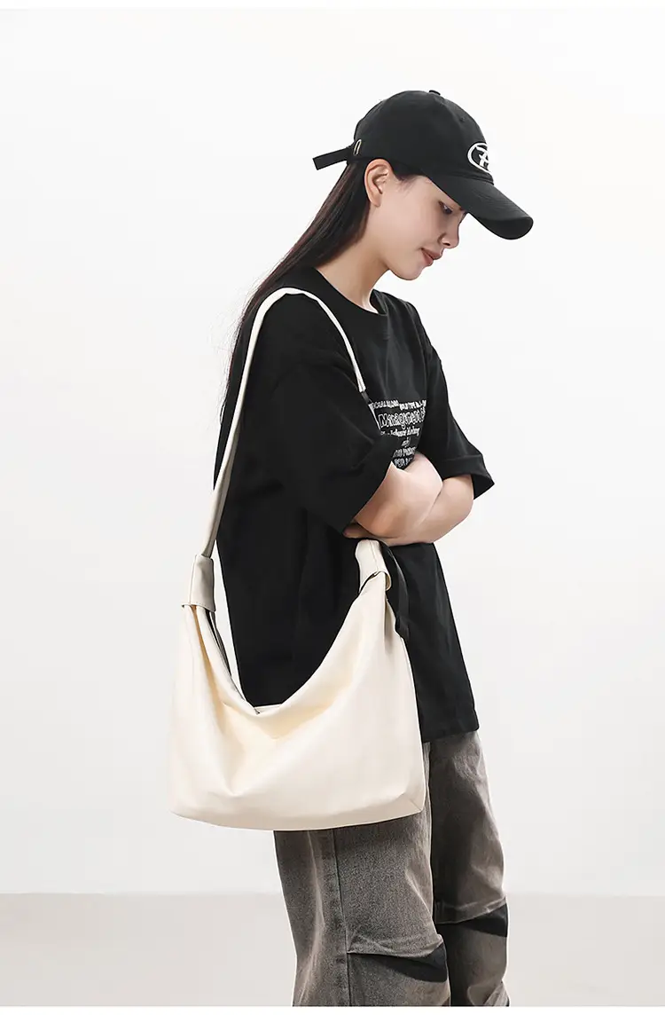 Women's Large Capacity Casual Tote Bag Brown Black — feature 16
