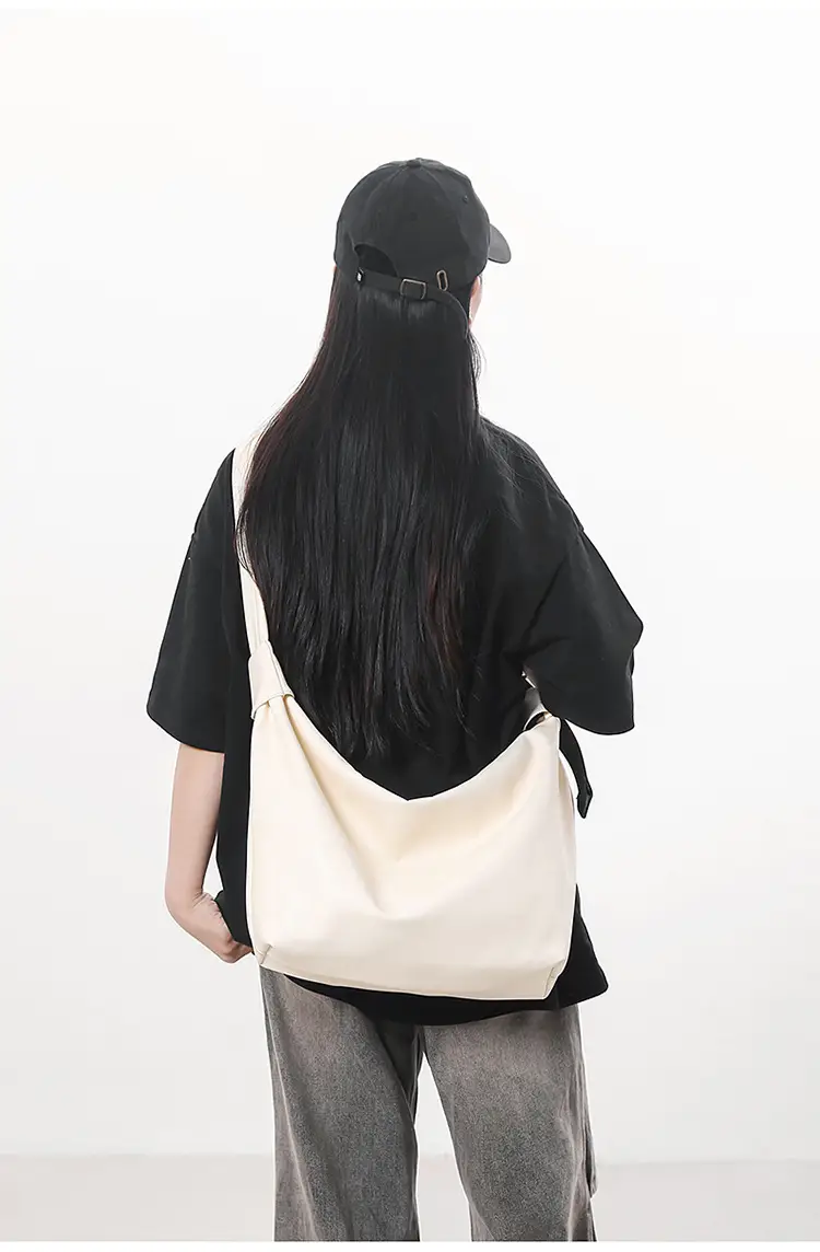 Women's Large Capacity Casual Tote Bag Brown Black — feature 17