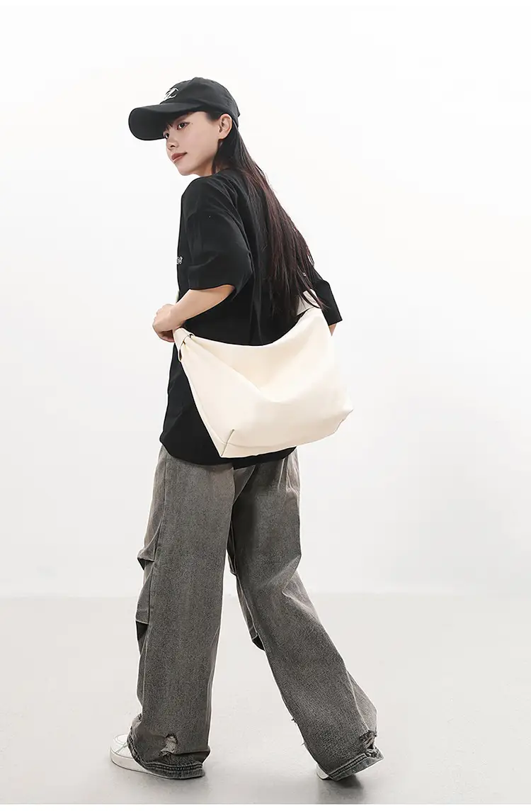 Women's Large Capacity Casual Tote Bag Brown Black — feature 18
