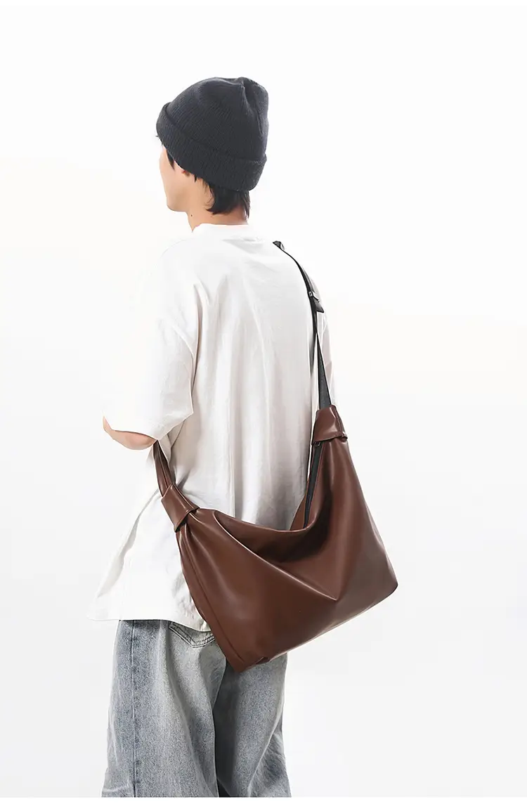 Women's Large Capacity Casual Tote Bag Brown Black — feature 20