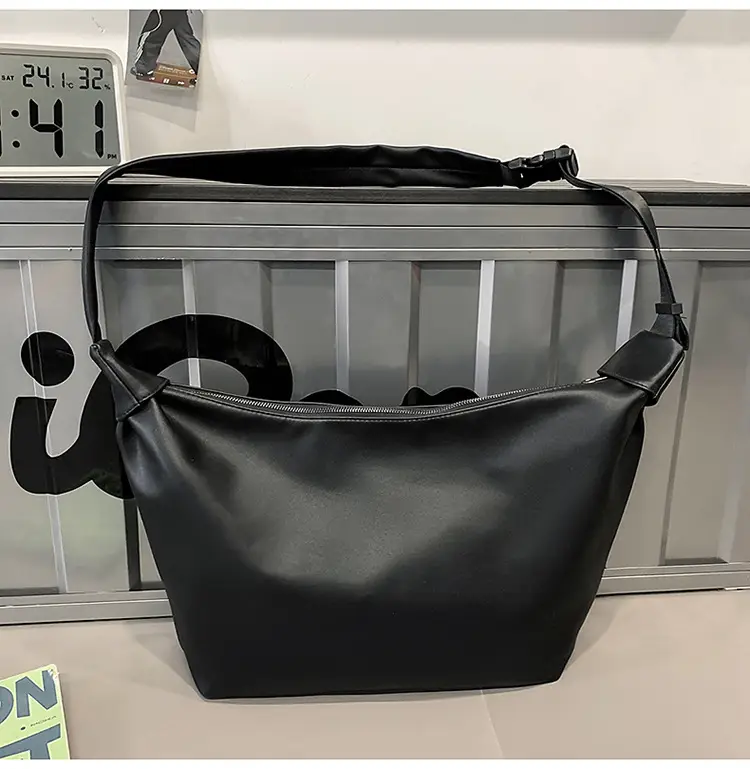 Women's Large Capacity Casual Tote Bag Brown Black — feature 37