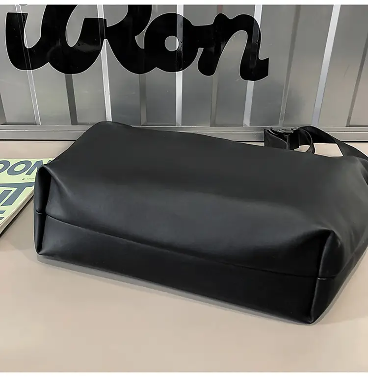 Women's Large Capacity Casual Tote Bag Brown Black — feature 39