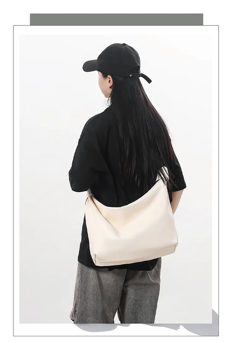 Women's Large Capacity Casual Tote Bag Brown Black — feature 7