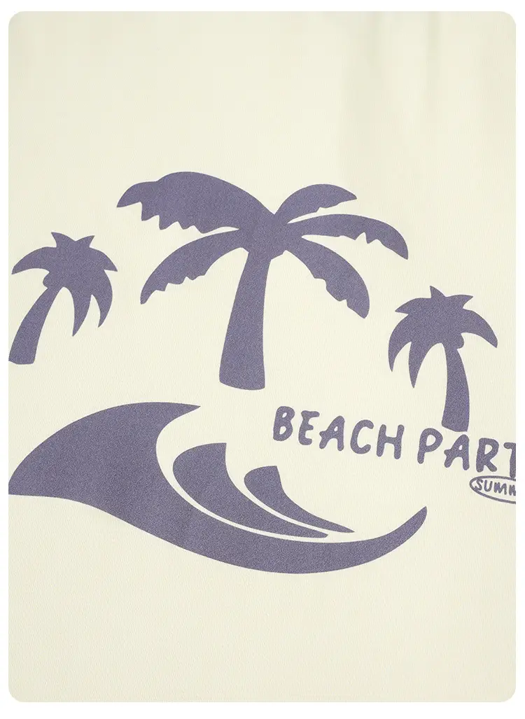 Beach Party T-Shirt Girls Boys Green Sleeve — feature 15