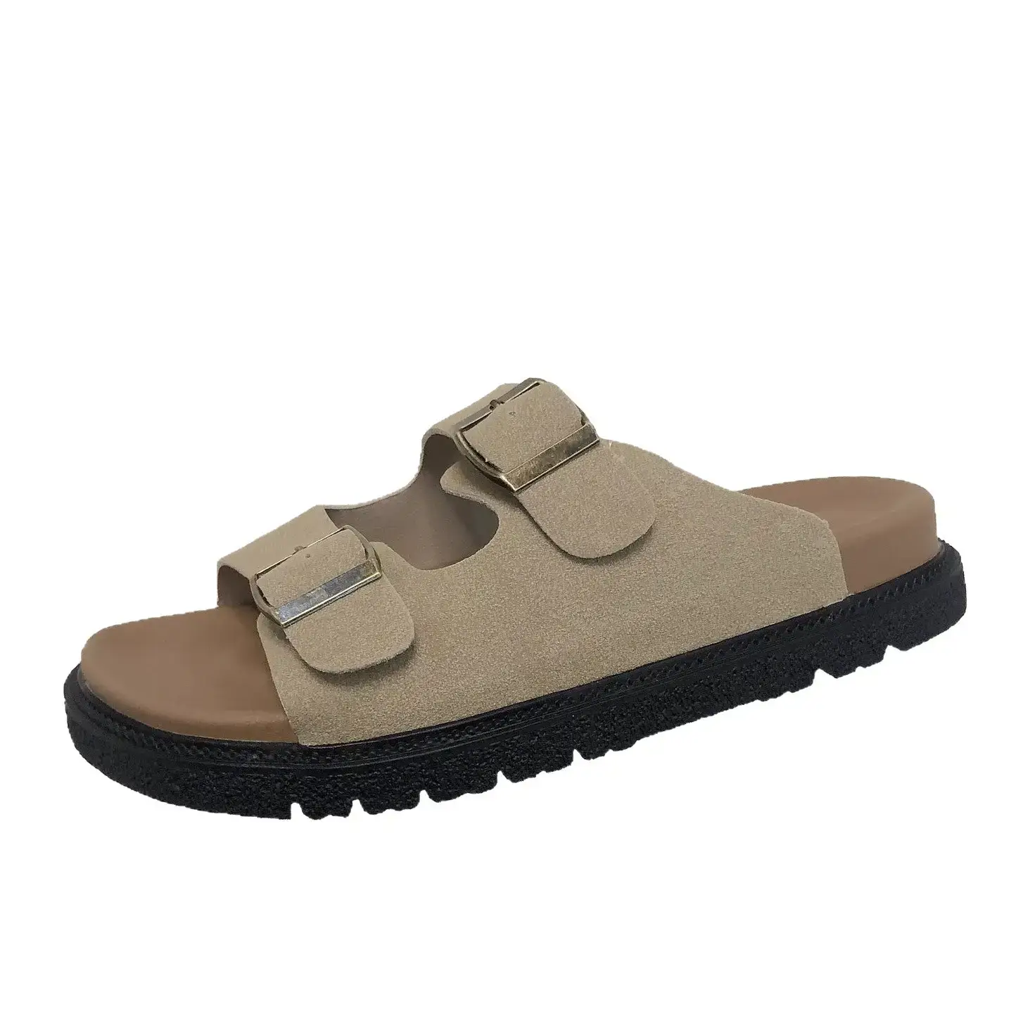 Women's Genuine Leather Birkenstock Slippers Summer Flats