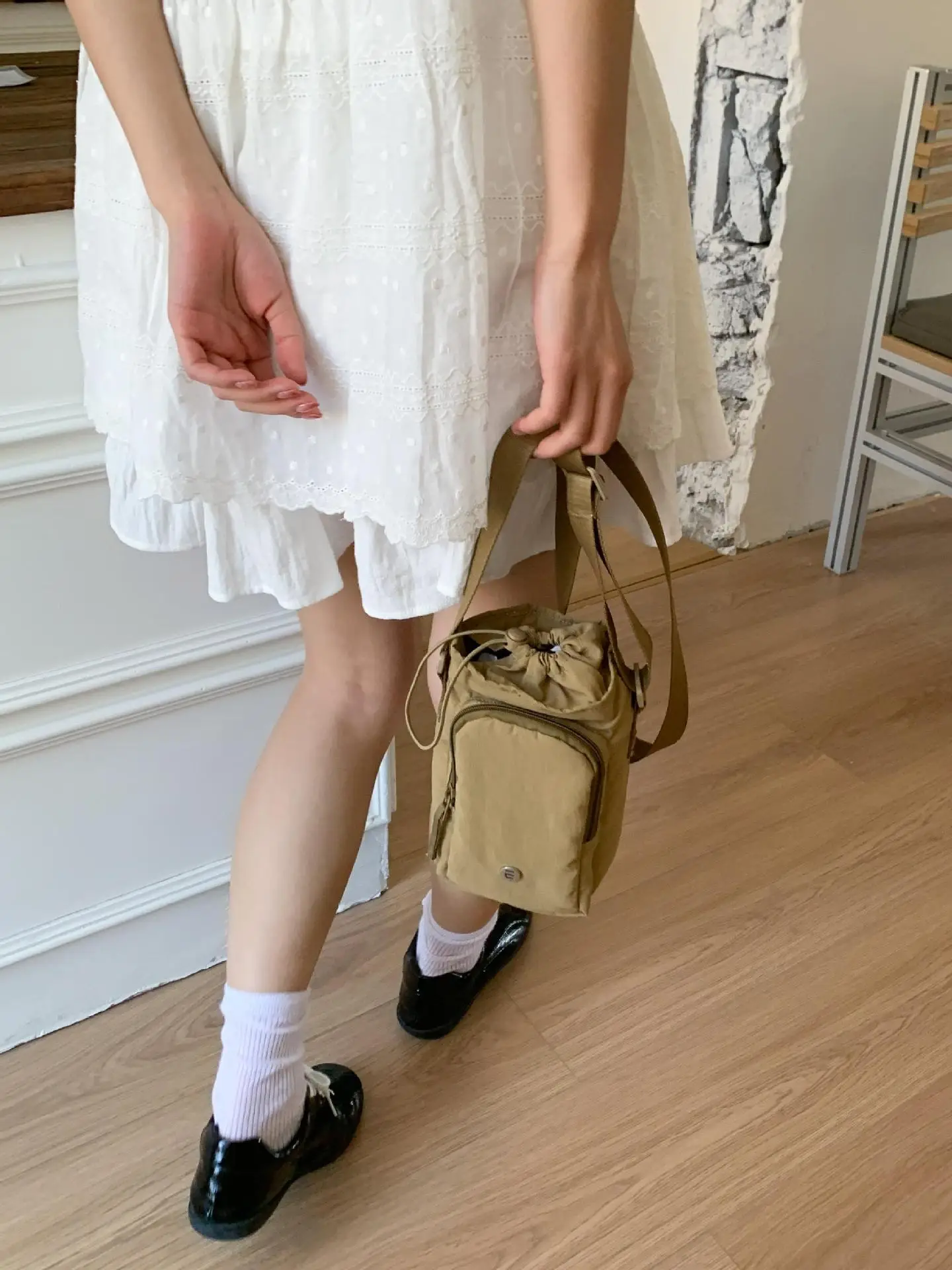 Canvas Mini Phone Bag Waterproof Shoulder Crossbody - Image 11