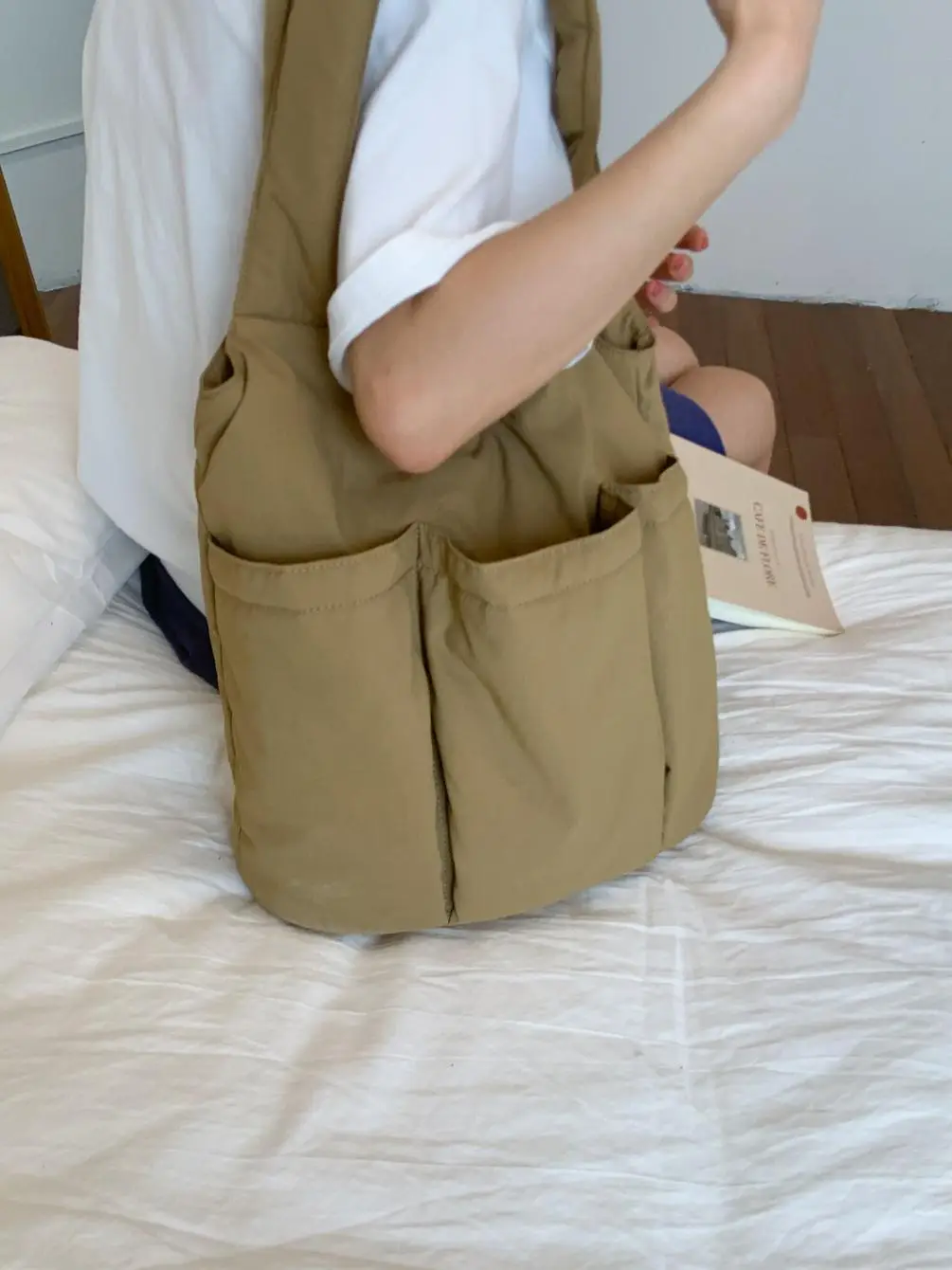 Women Canvas Multi-Flap Tote Bag 2025 - Image 11