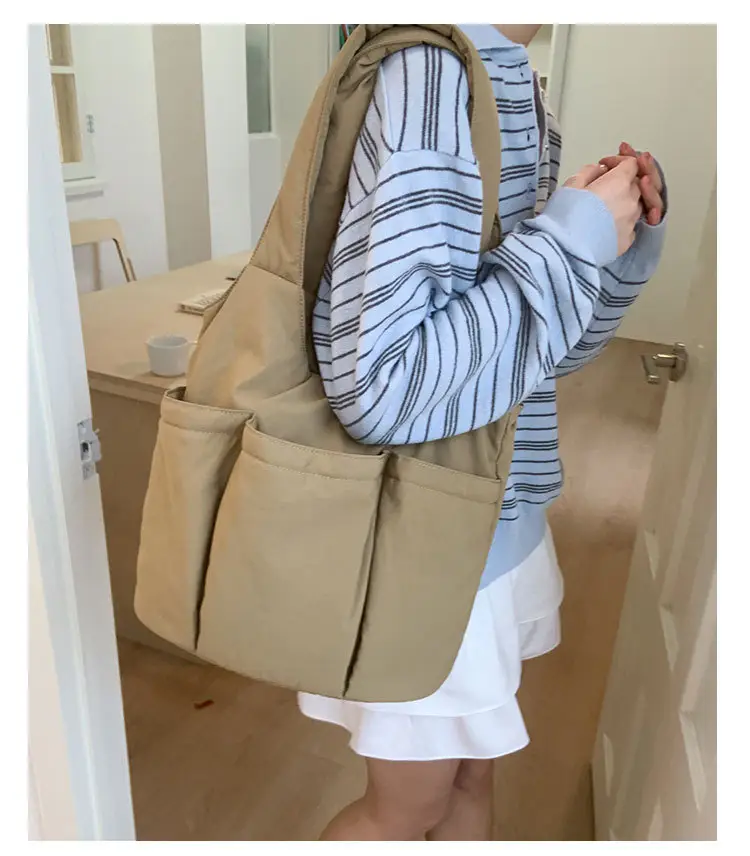 Women Canvas Multi-Flap Tote Bag 2025 — feature 13