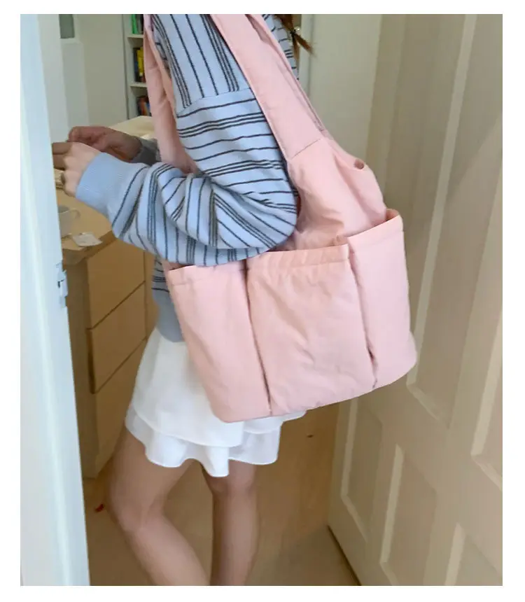 Women Canvas Multi-Flap Tote Bag 2025 — feature 15