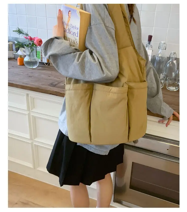 Women Canvas Multi-Flap Tote Bag 2025 — feature 22