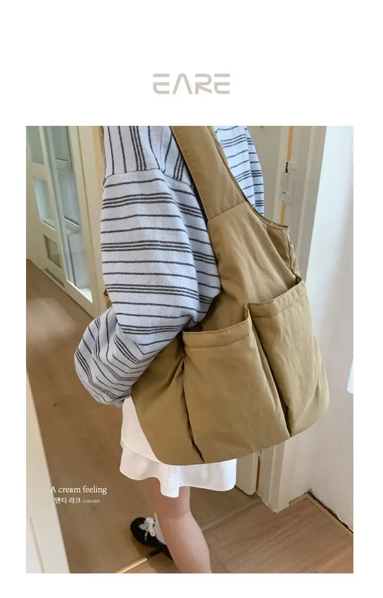 Women Canvas Multi-Flap Tote Bag 2025 — feature 3
