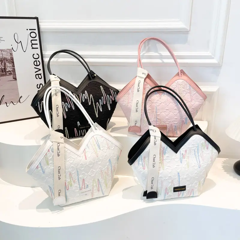2025 White Embroidered Crossbody Bag for Women