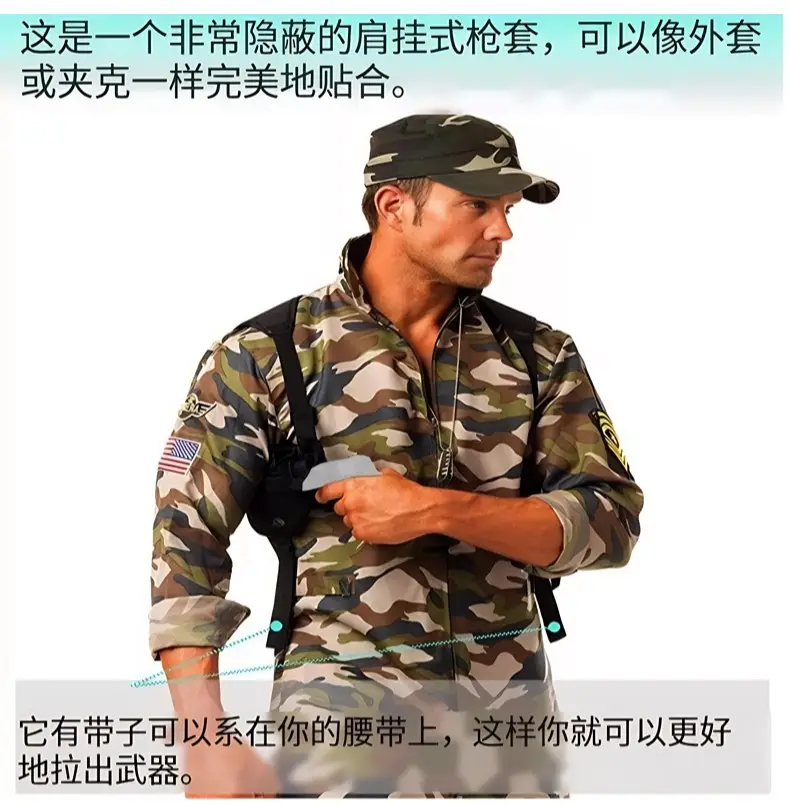Tactical Gun Holster Left Right Universal Quick Draw Waist Invisible — feature 9