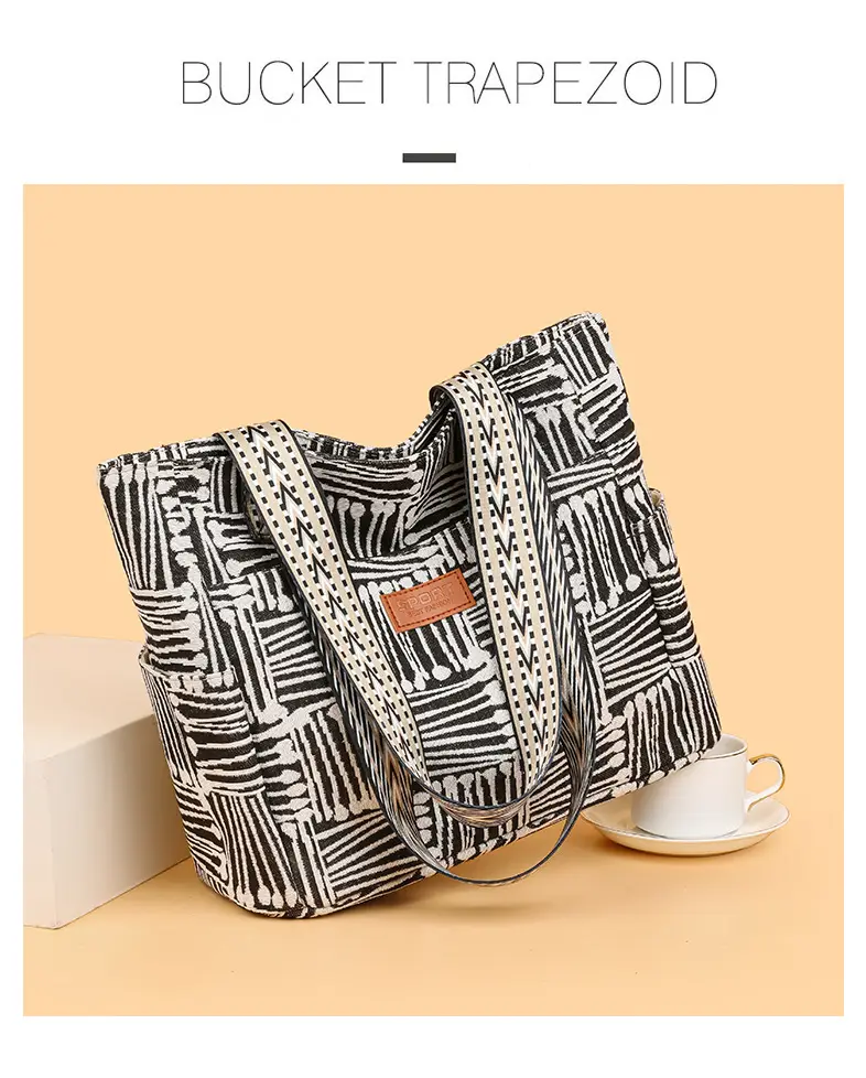Women Striped Casual Shoulder Bag 2025 New — feature 5